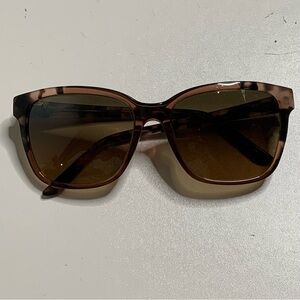 Maui Jim Brown Sunglasses Moonbow Hawaii Tortoise Shell Polarized Gray Lenses